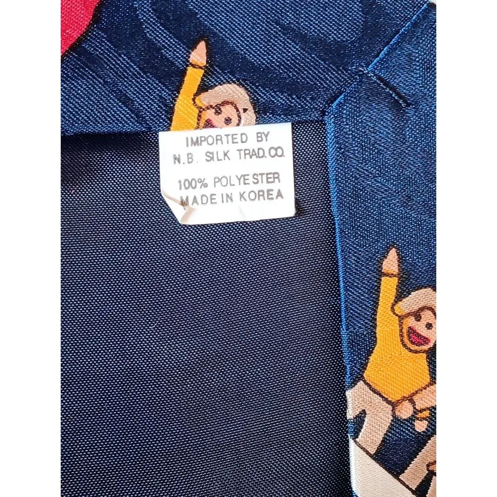 Tie 70s 80s 90s Y2K Mens Renaissance Statement Cars 3.75 Wide 57 Long